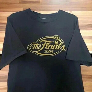 NBA Finals 2009 Championship T-Shirt Lakers Magic Bracket Graphic Men’s XL